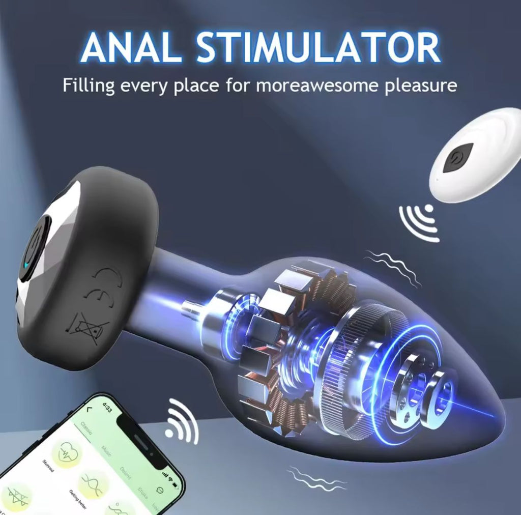 Anal stimulator internal motor